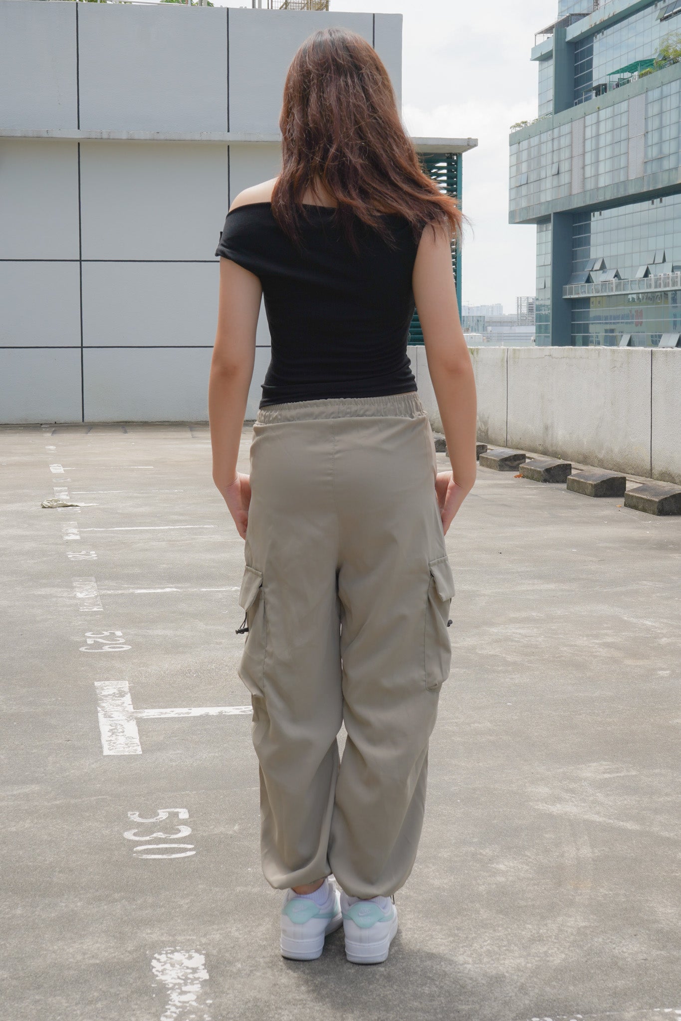 Talia Cargo Pants (Olive)