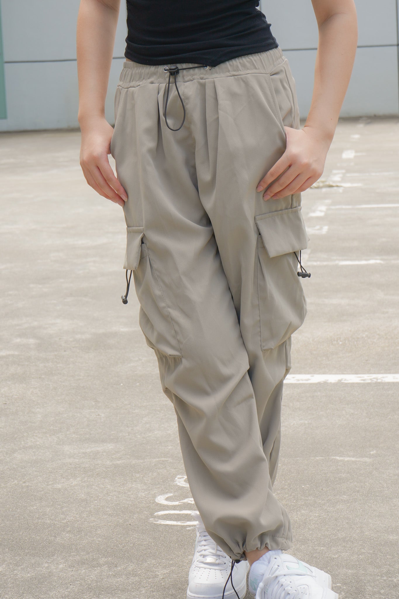 Talia Cargo Pants (Olive)
