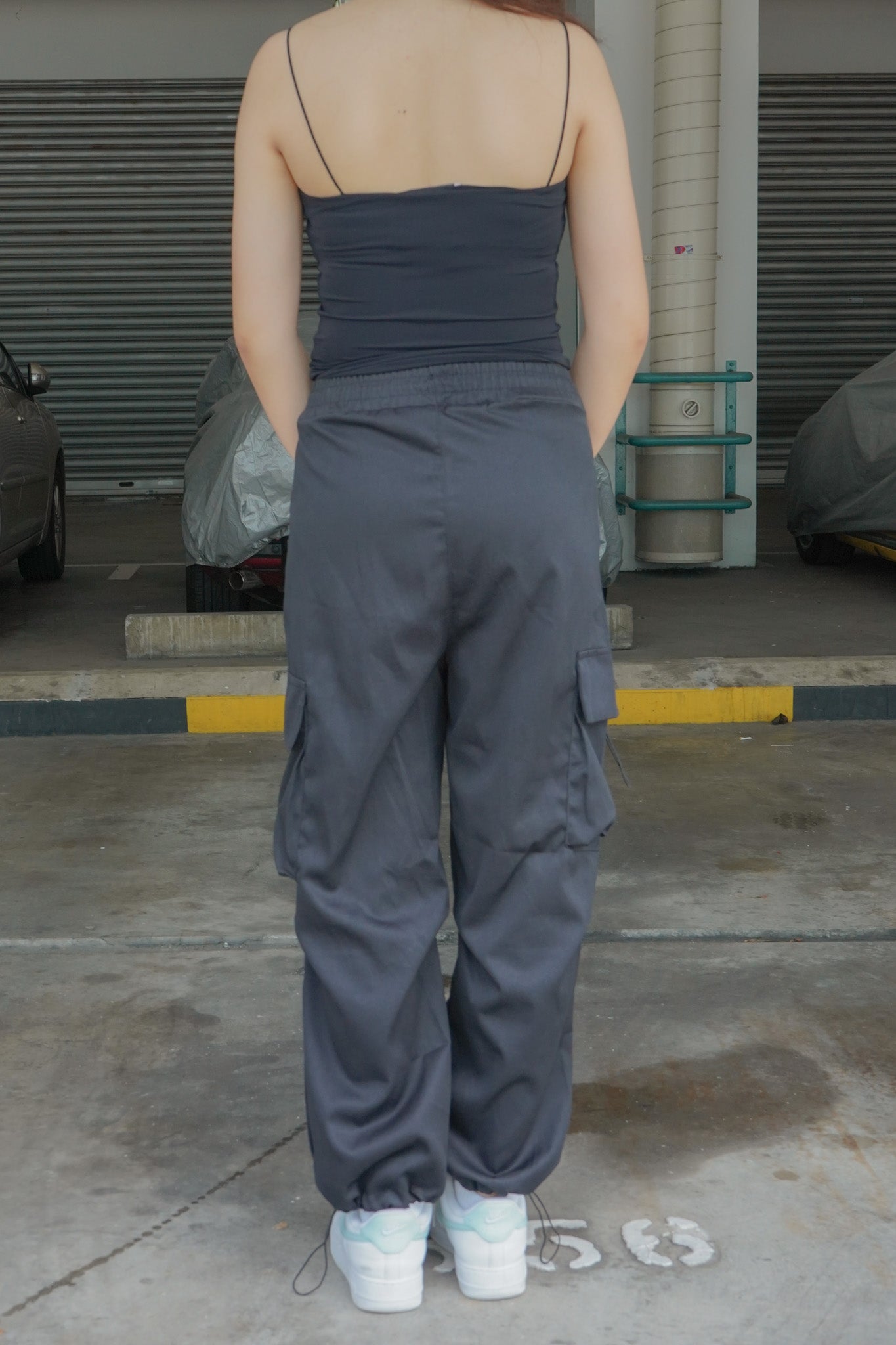 Talia Cargo Pants (Black)