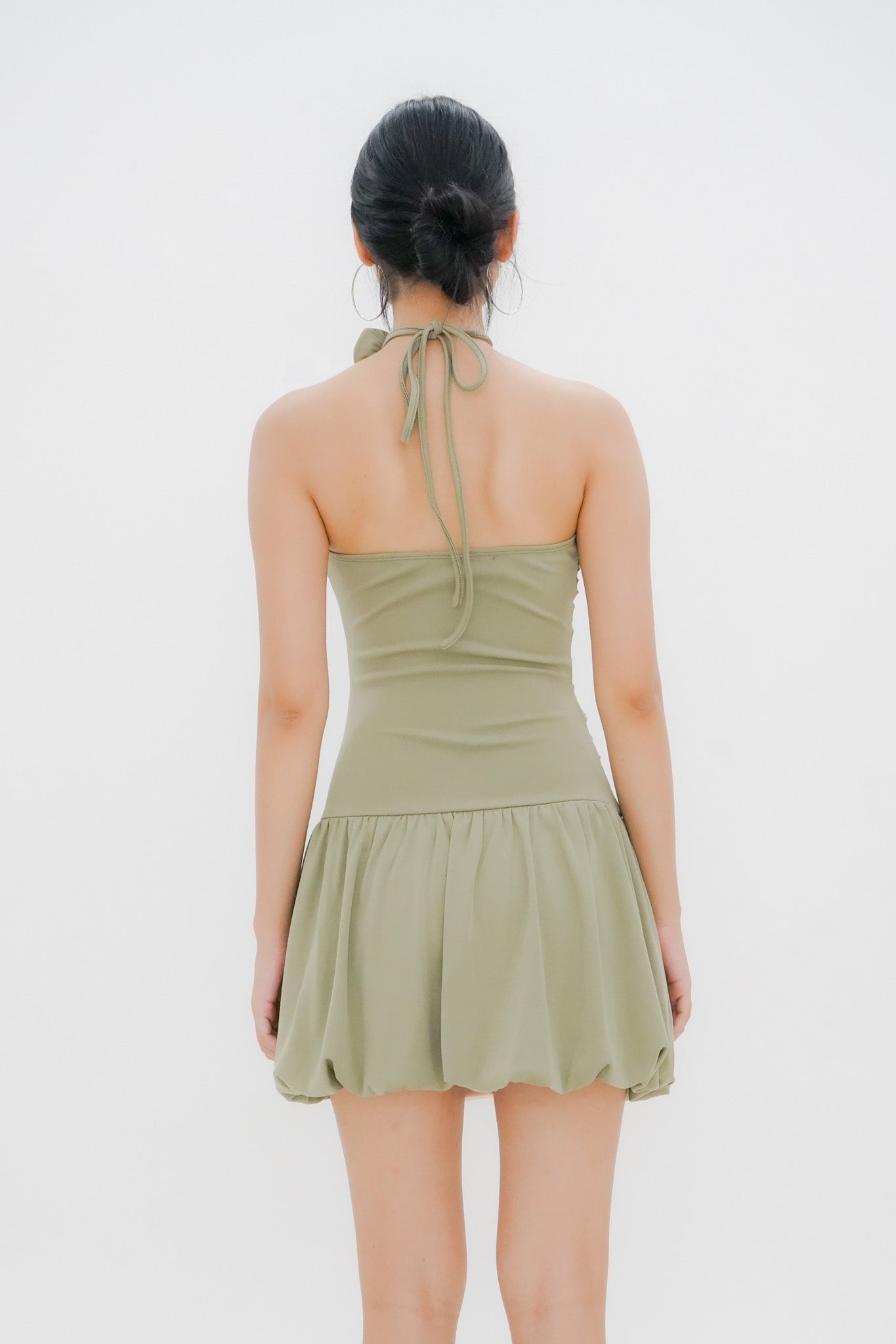 Caro mini tube dress (Olive)