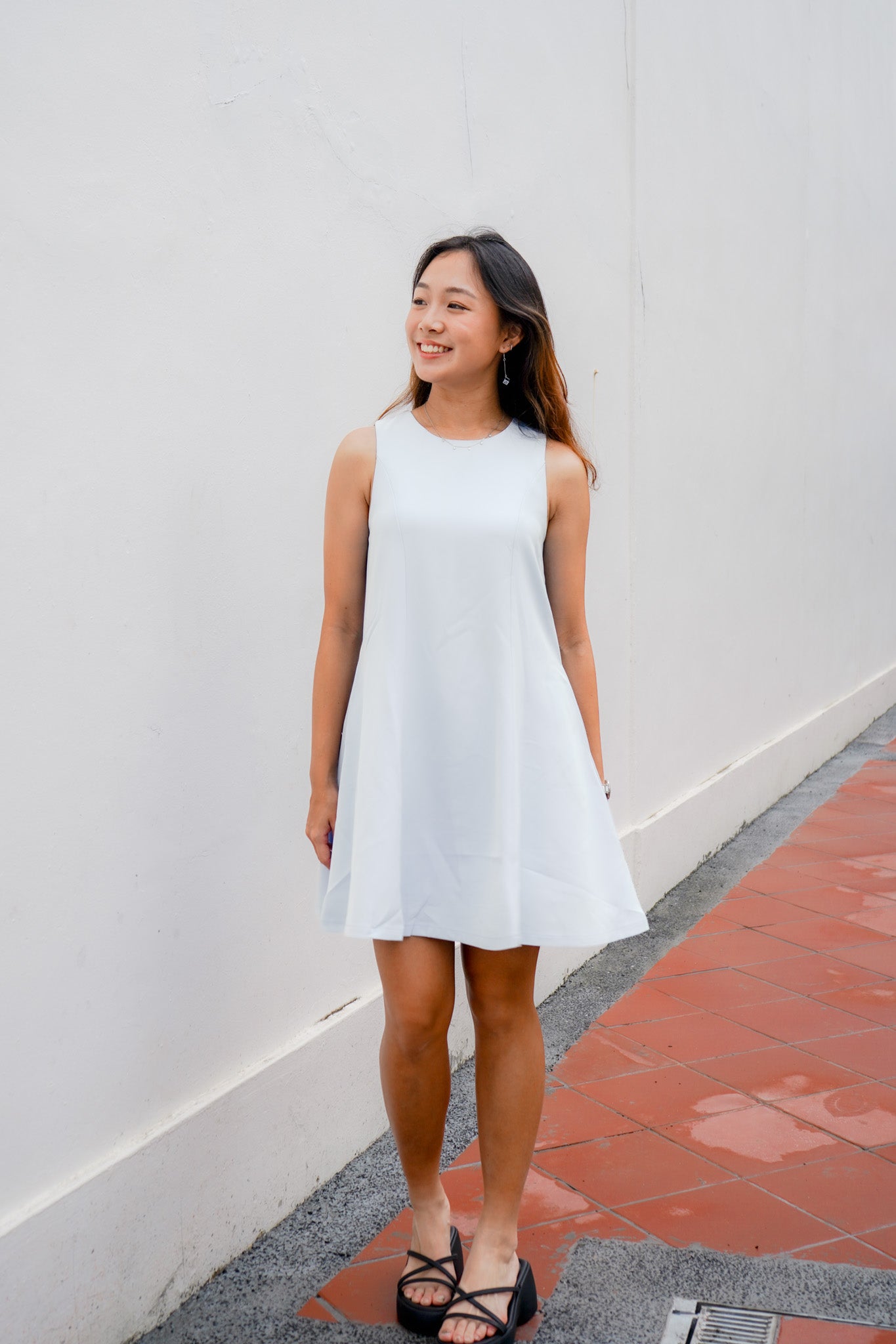 Charlotte Simple Sleeveless Swing Dress