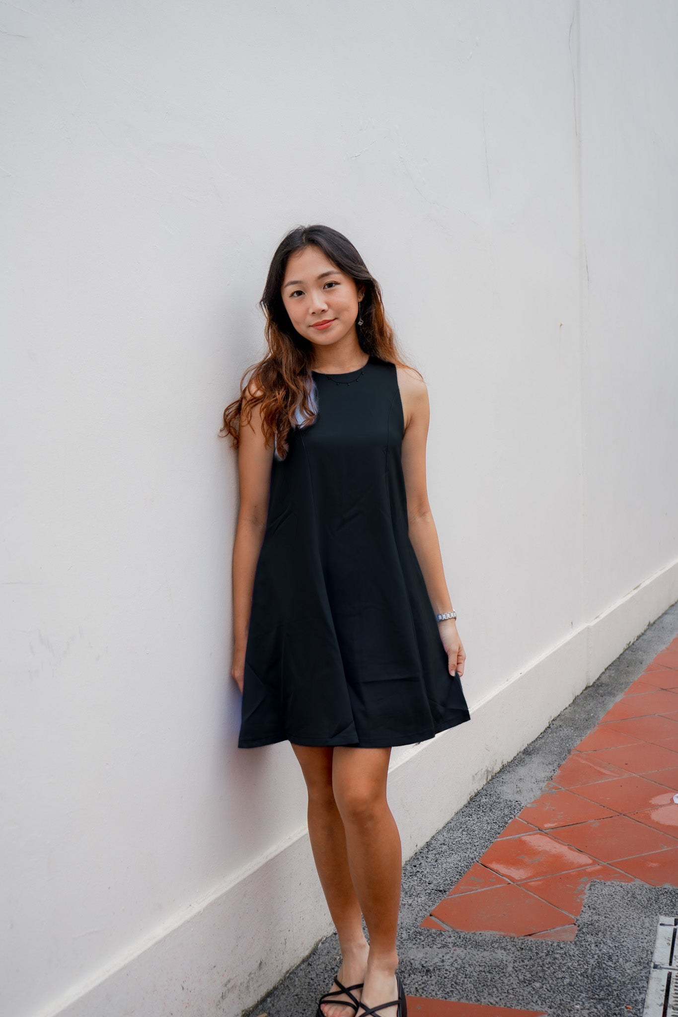 Charlotte Simple Sleeveless Swing Dress