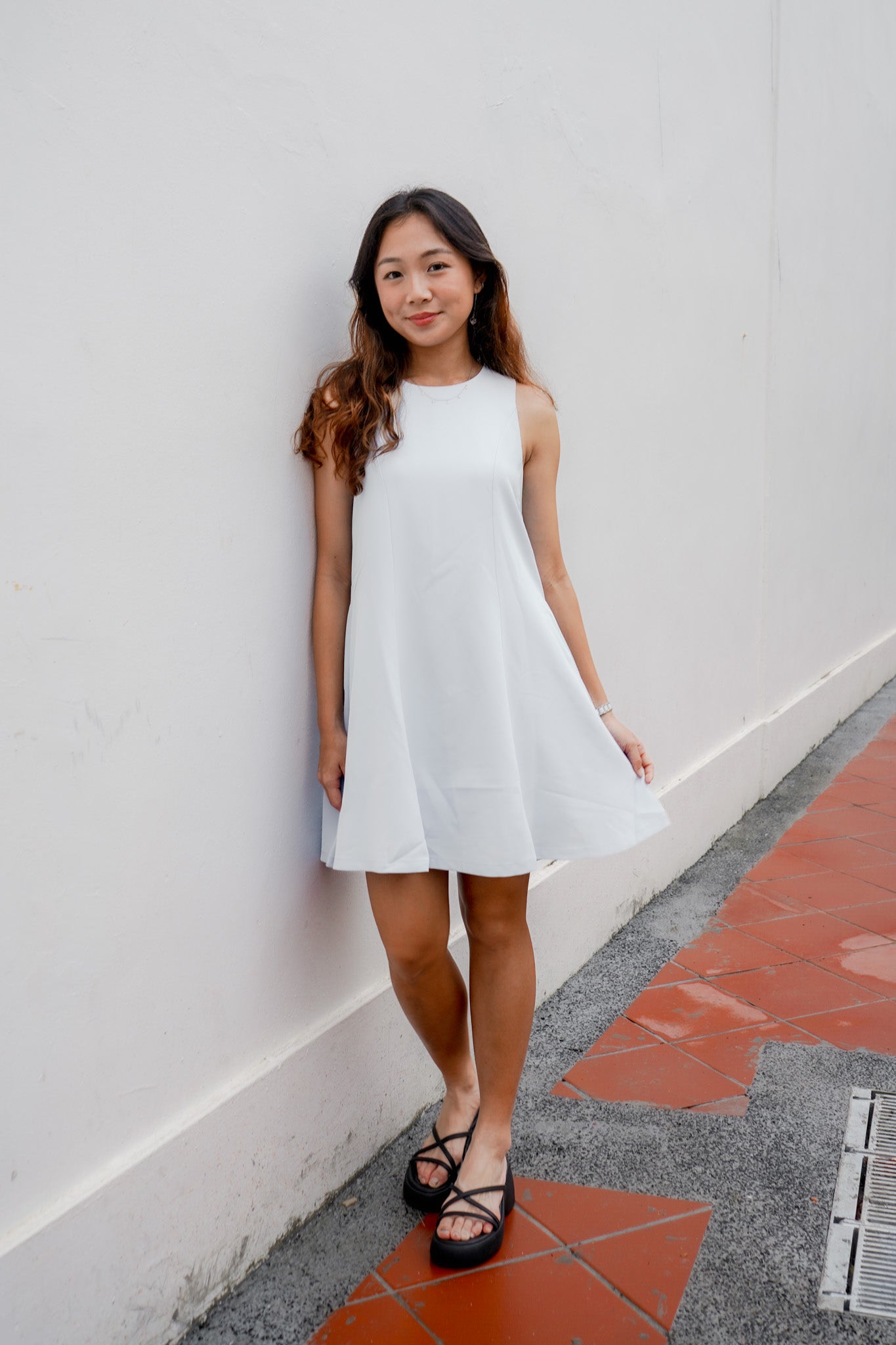 Charlotte Simple Sleeveless Swing Dress