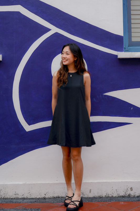 Charlotte Simple Sleeveless Swing Dress