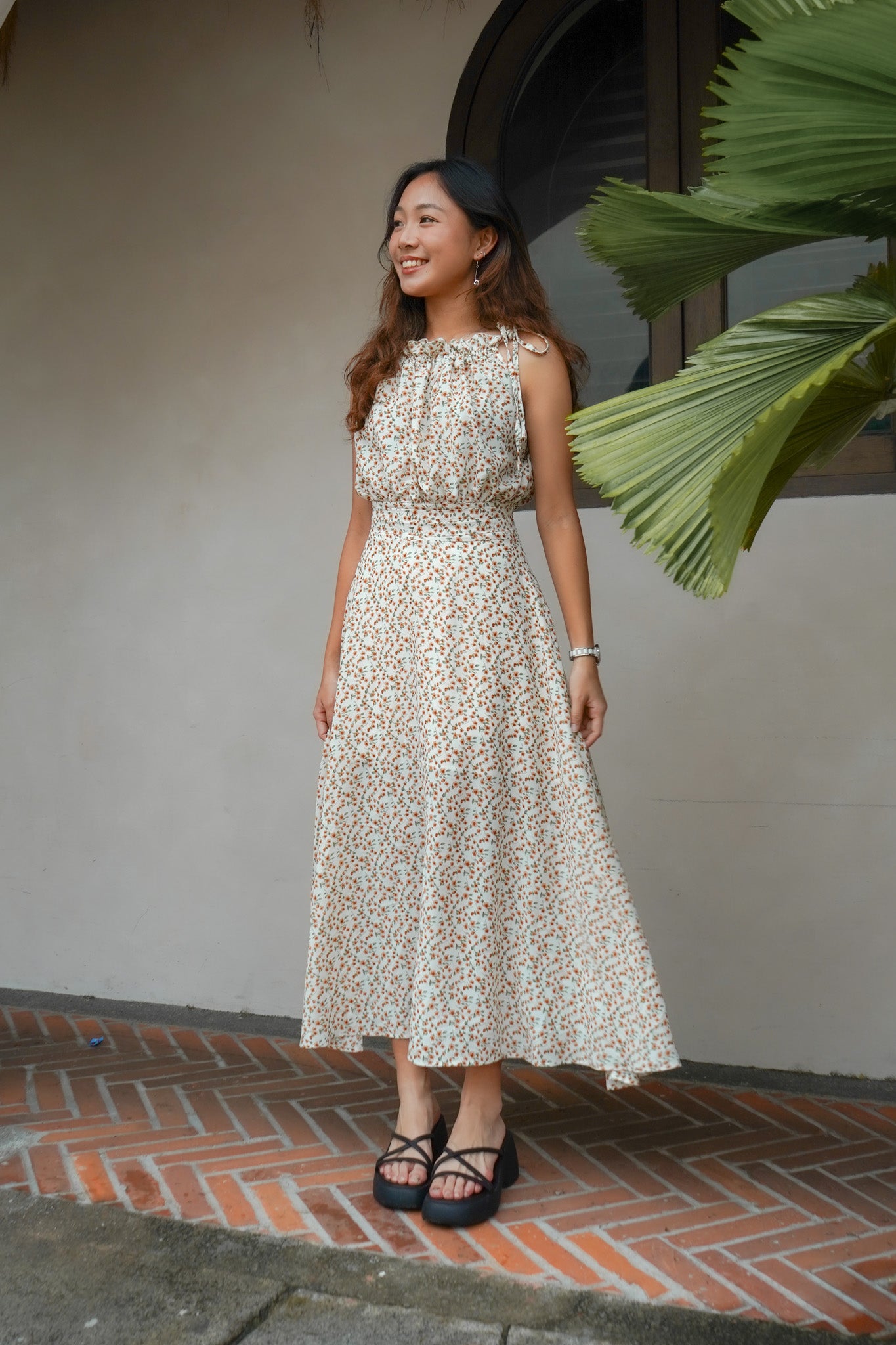 Tove Enchanted Garden Floral Maxi Dress