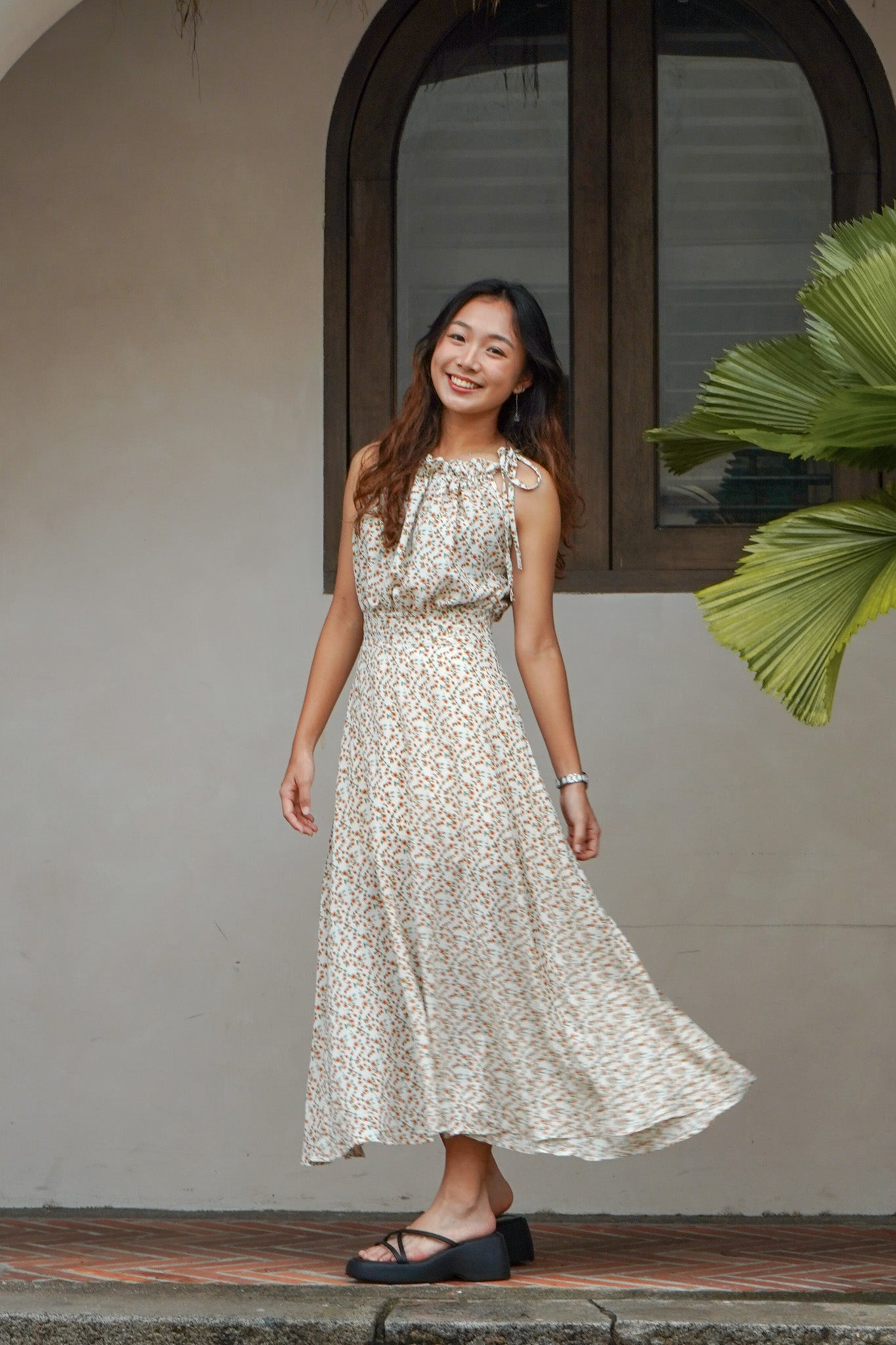 Tove Enchanted Garden Floral Maxi Dress
