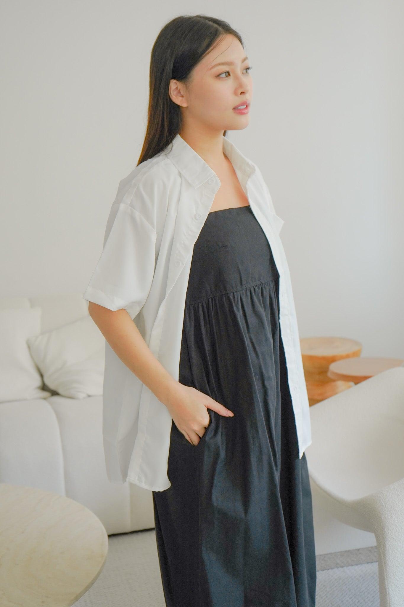 Luella White short sleeve shirt