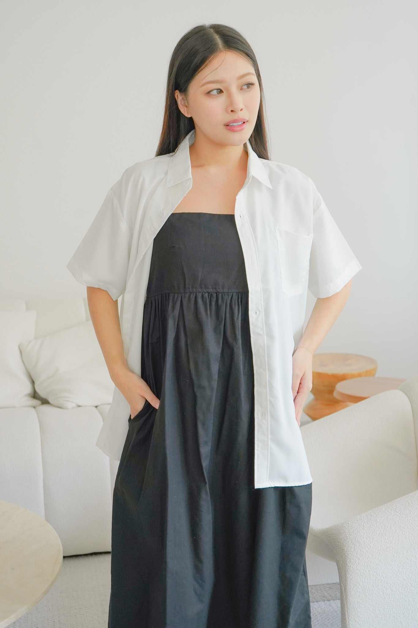 Luella White short sleeve shirt