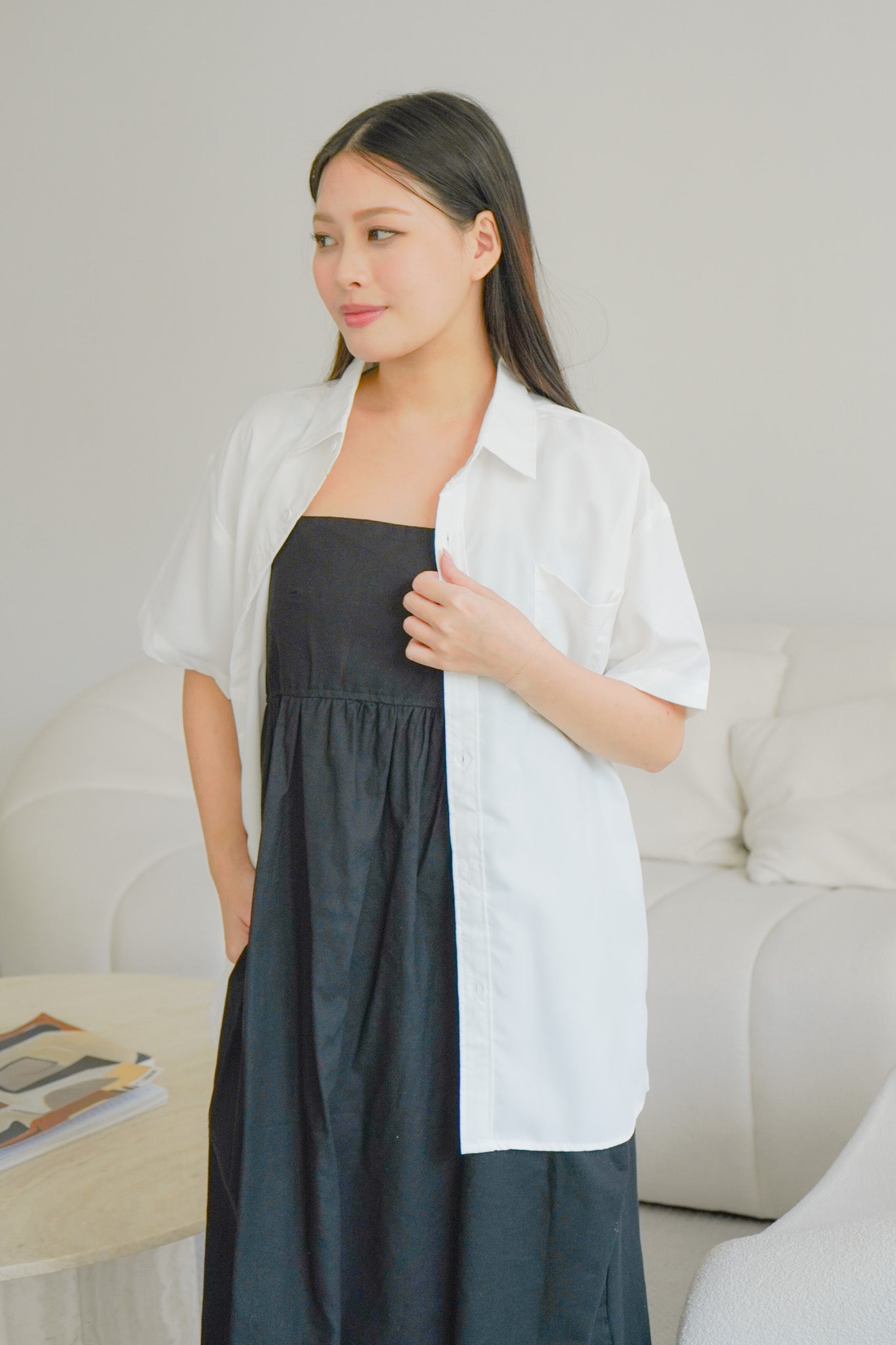 Luella White short sleeve shirt