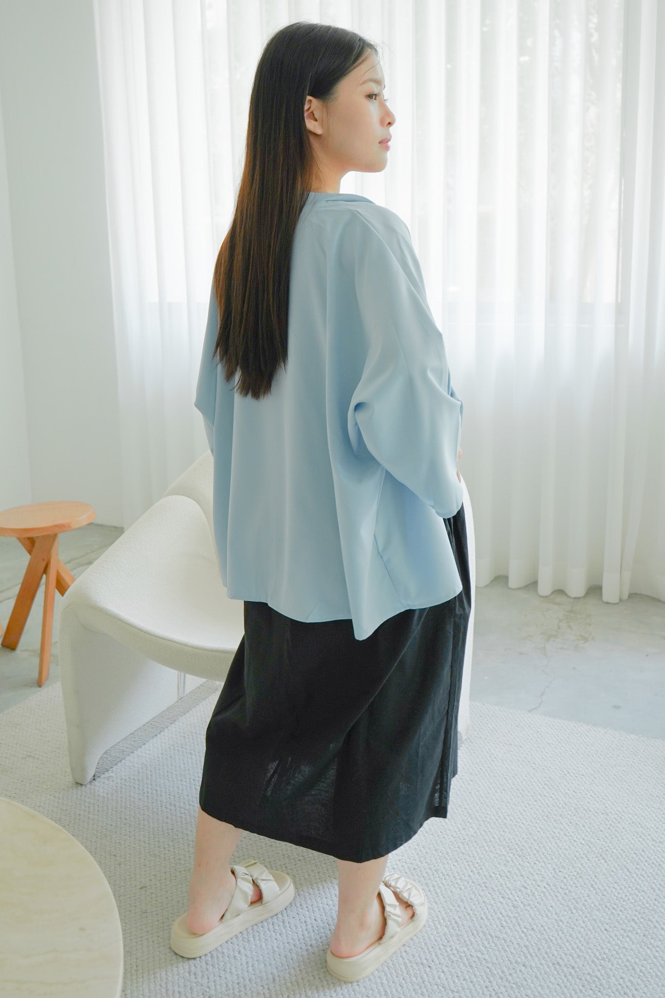 Aiko kimono cardigan (Sky Blue)