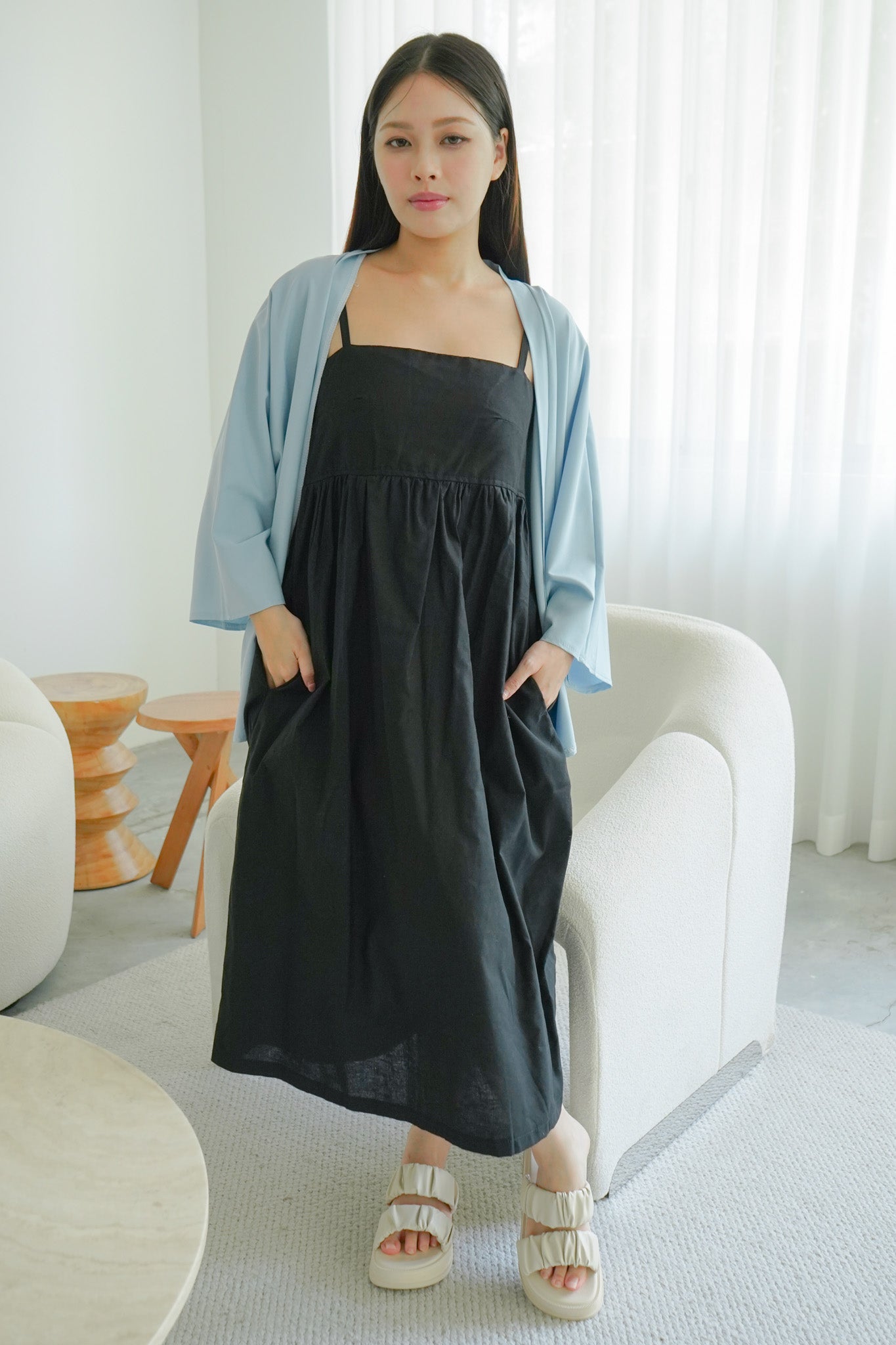 Aiko kimono cardigan (Sky Blue)