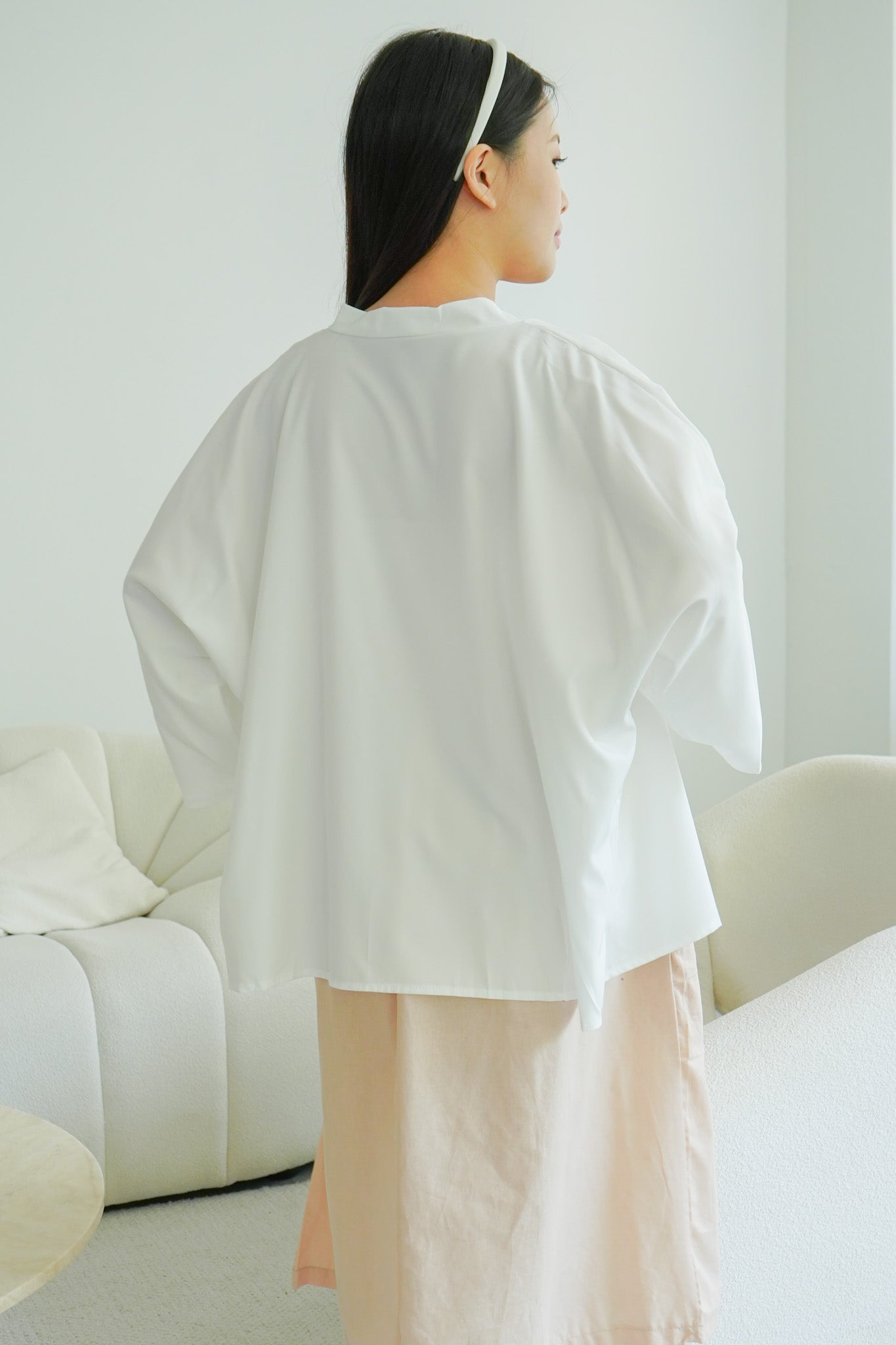 Aiko kimono cardigan (White)