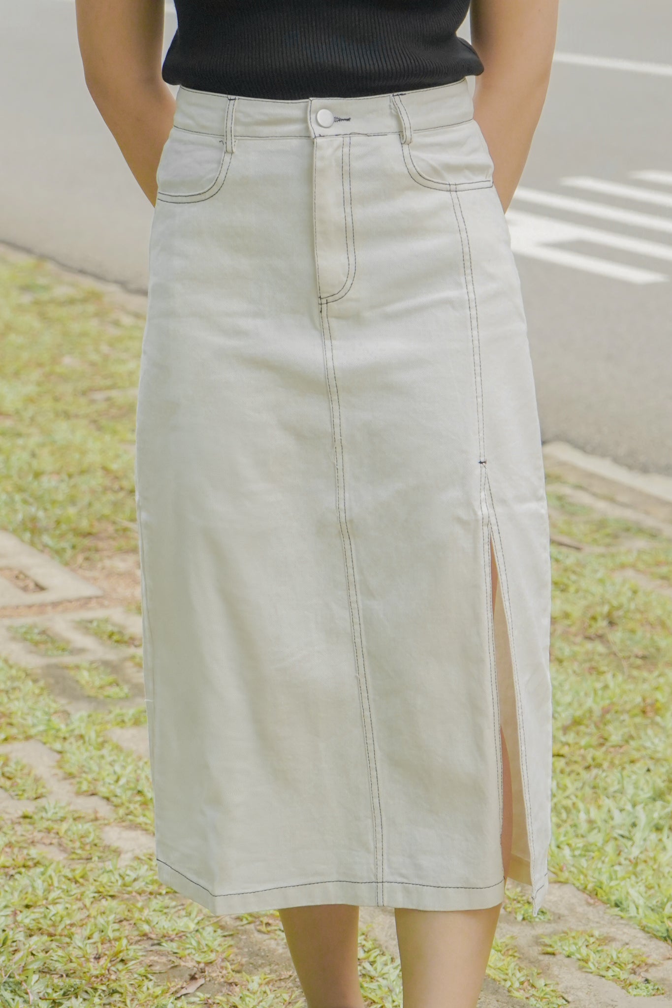 Beverly Maxi Denim (off-white)