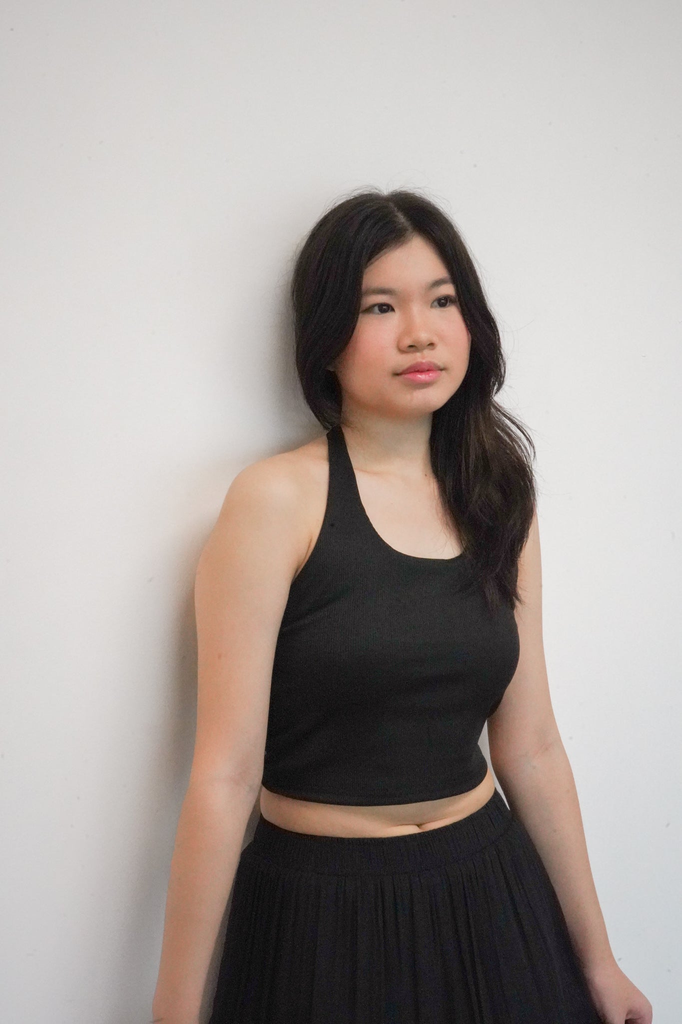 Brielle Halter Top (Black)