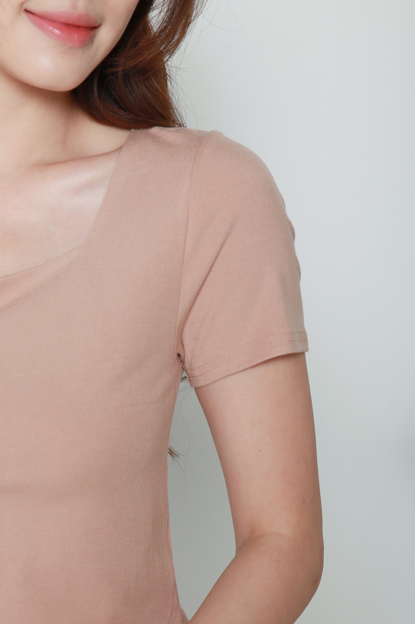 Square-neck Crop Tee