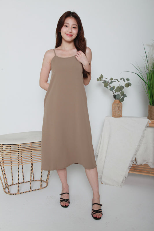 Hannah Sleeveless Dress with Straps