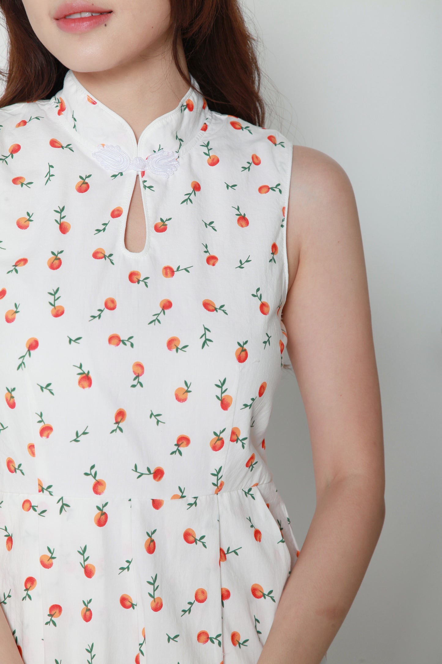 Women's Denim Mandarin Romper
