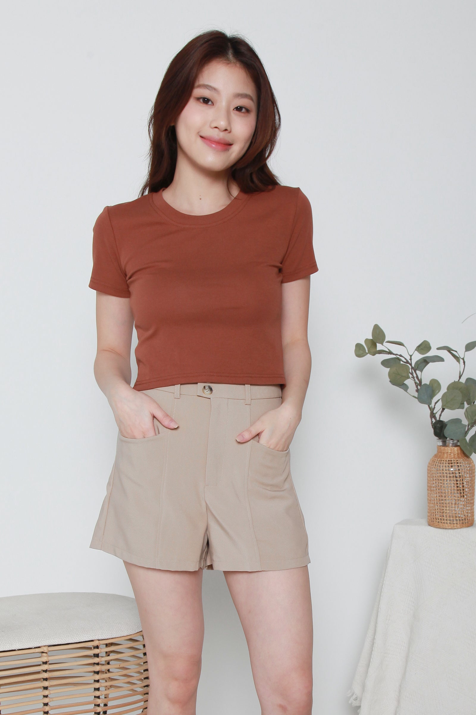 Prefer a different neckline top with short