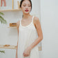 Joan Halter neck Maxi dress (cream)