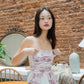 Kimi Foral tube top (Puce)