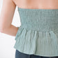 Starlette Ruffle Tube Top (Teal)