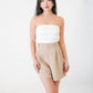 Starlette Ruffle Tube Top (White)