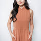 CNY Dolly Sleeveless Jumpsuit (Peach Brown)