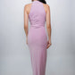 Mira Halter Neck Cheongsam with Side Fold & Slit