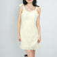 Esme Tie-Shoulder Mini Dress (Cream)