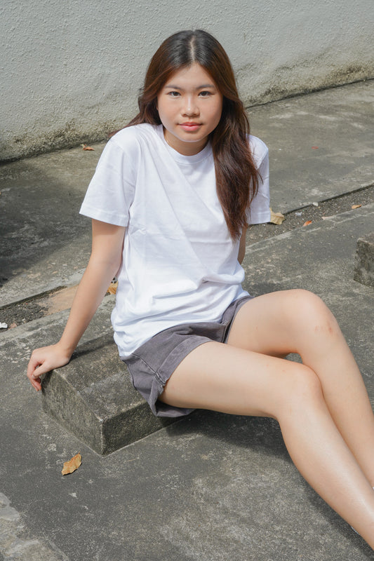 Darby Loose Fit T-Shirt (White)