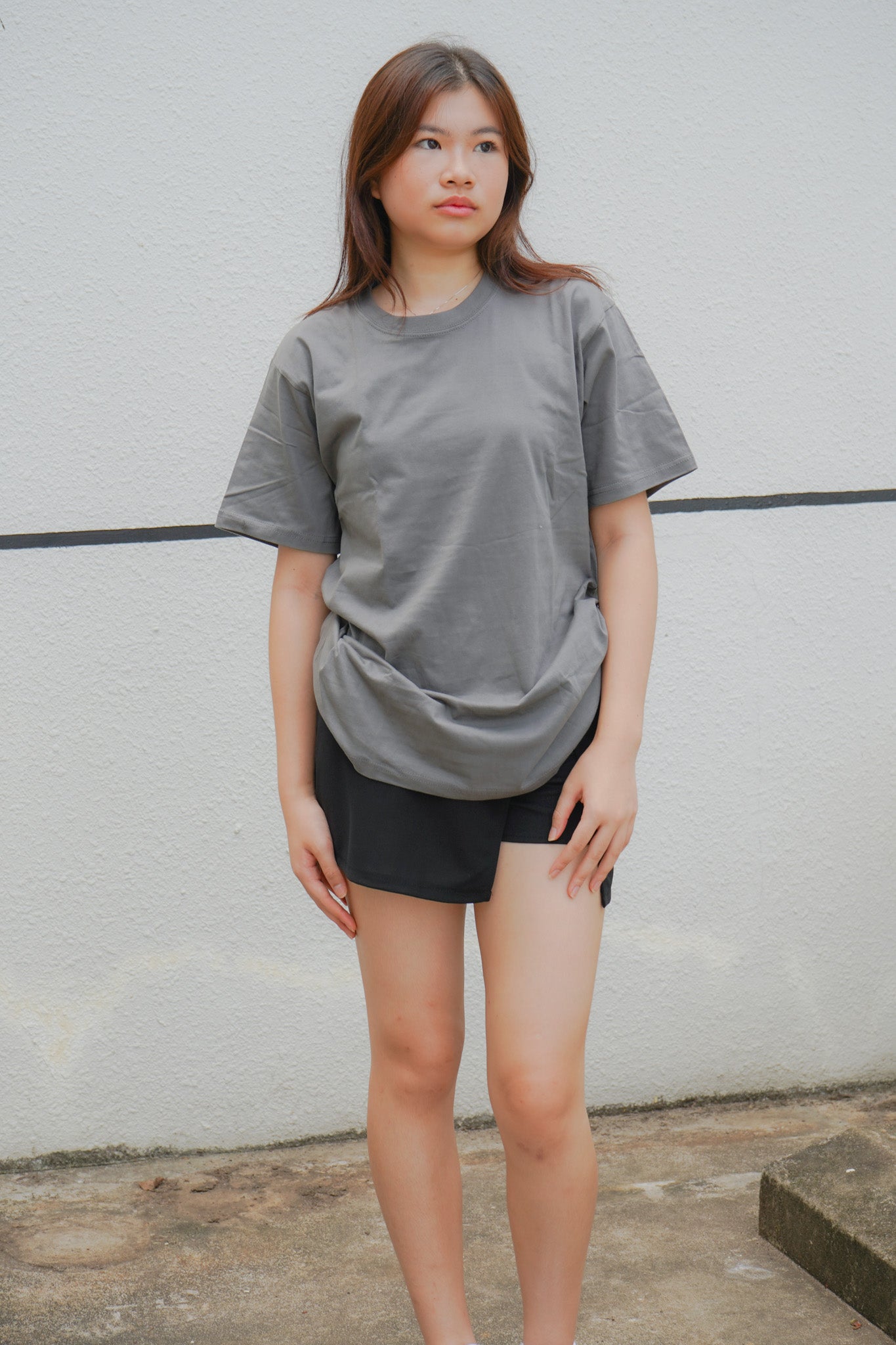Darby Loose Fit T-Shirt (Grey)