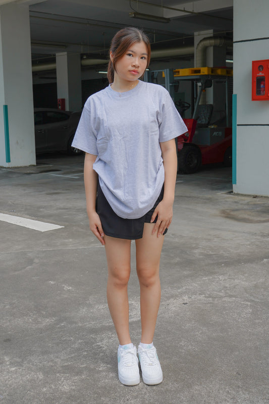 Darby Loose Fit T-Shirt (Light Grey)