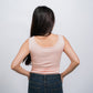 Ashley Basic Sleeveless Scoop Neckline Knitted Top (Light Pink)