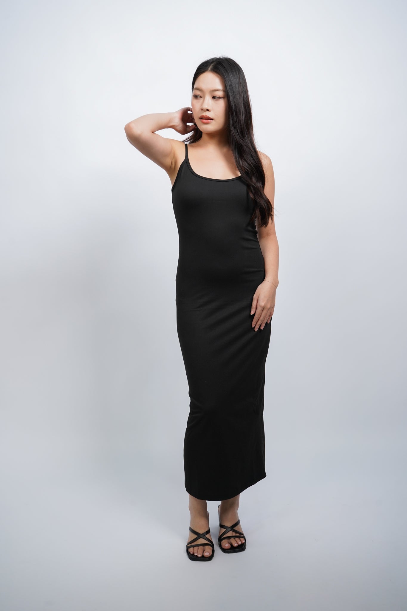 Tencel Bodycon Maxi Dress