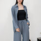 Junia Oversized Shirt (Gunmetal)