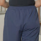 Harper wide-leg pants (Navy)