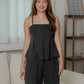 Harper wide-leg pants (Black)