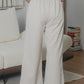 Harper wide-leg pants (Khaki)