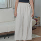 Harper wide-leg pants (Khaki)