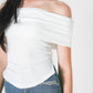 Fiza off shoulder top (White)