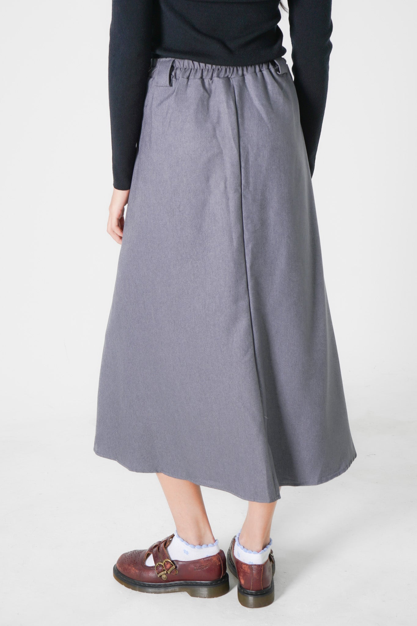 Avril Maxi Skirt (Grey)