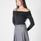 Avril Maxi Skirt (Grey)