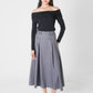 Avril Maxi Skirt (Grey)