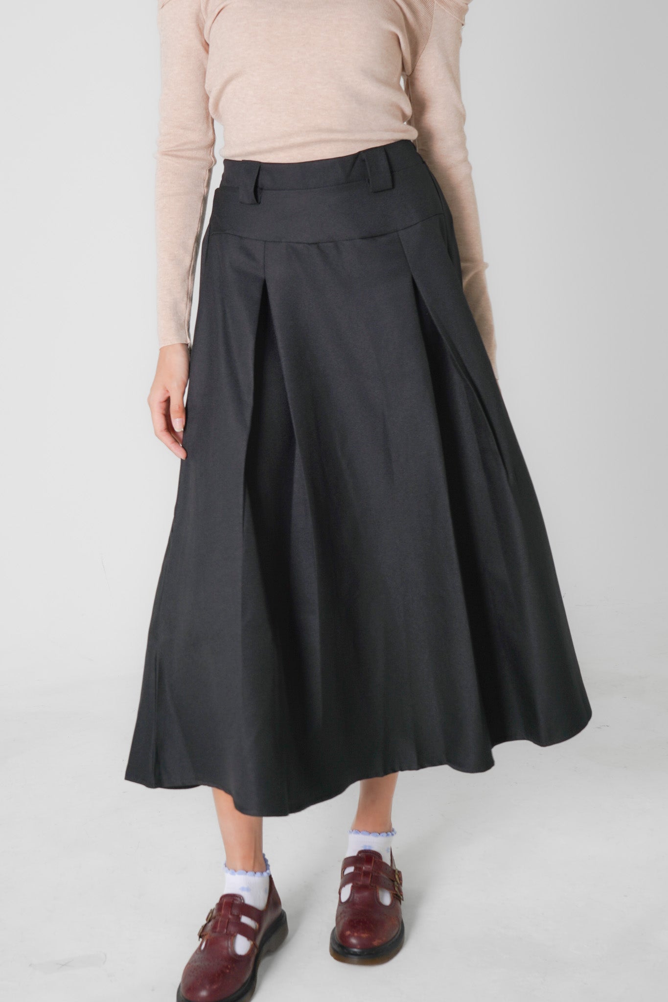 Avril Maxi Skirt (Black)