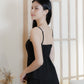 Zia Longline Top (with removable straps) (Black)