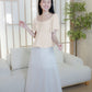 Aria Flutter Sweetheart Top (Butter yellow)