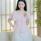 Aria Flutter Sweetheart Top (Blush)