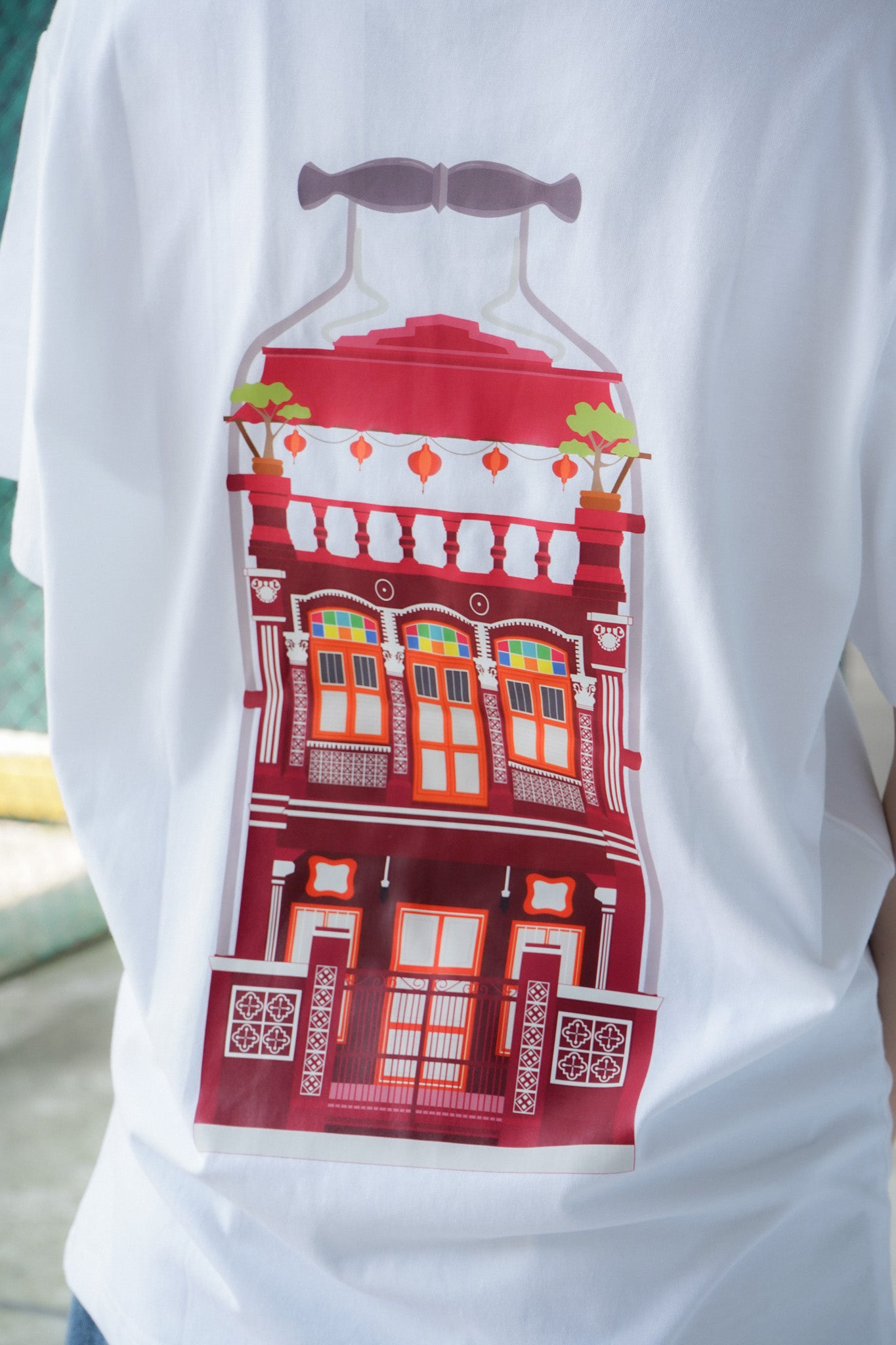 [SG 60] nonome.sg SG60 oversized t-shirt (white)