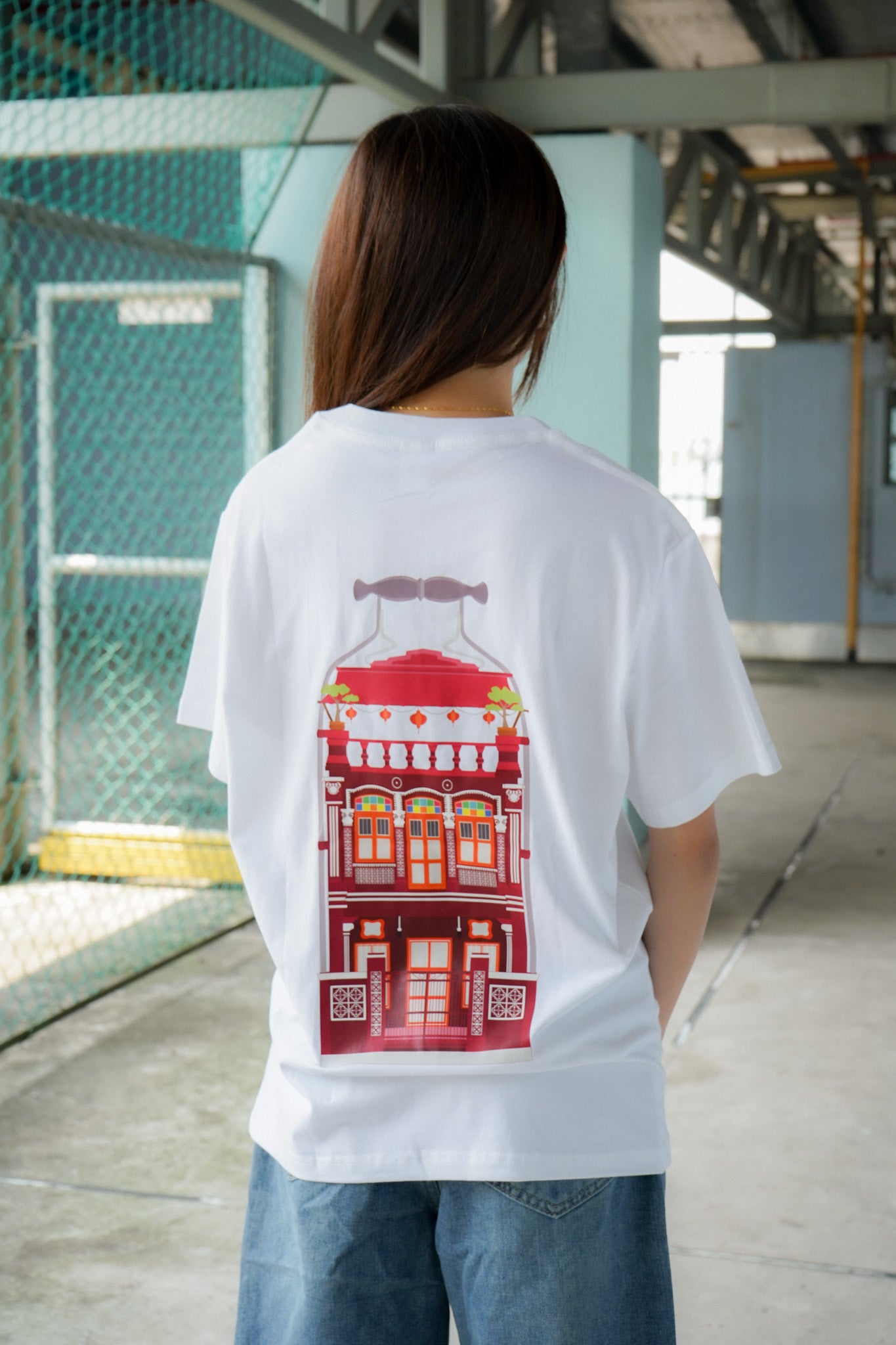 [SG 60] nonome.sg SG60 oversized t-shirt (white)