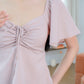 Aria Flutter Sweetheart Top (Pastel Pink)